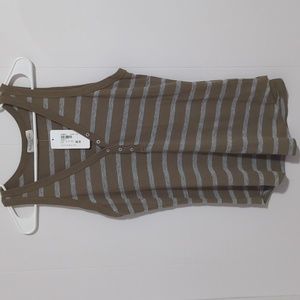 Michael Stars Women's Tank in Olive/Heather Grey